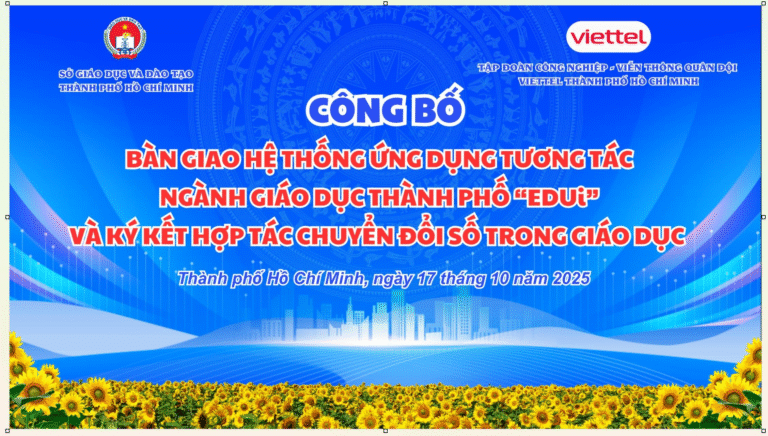 Bàn Giao Hệ Thống Ứng Dụng Tương Tác Ngành Giáo Dục Thành Phố “Edui” Và Ký Kết Hợp Tác Chuyển Đổi Số Trong Giáo Dục
